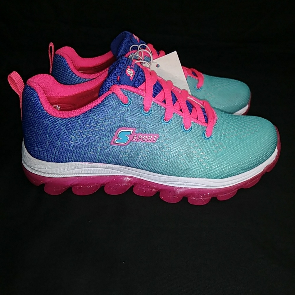 Sport by Skechers girl blue  sneakers size 1